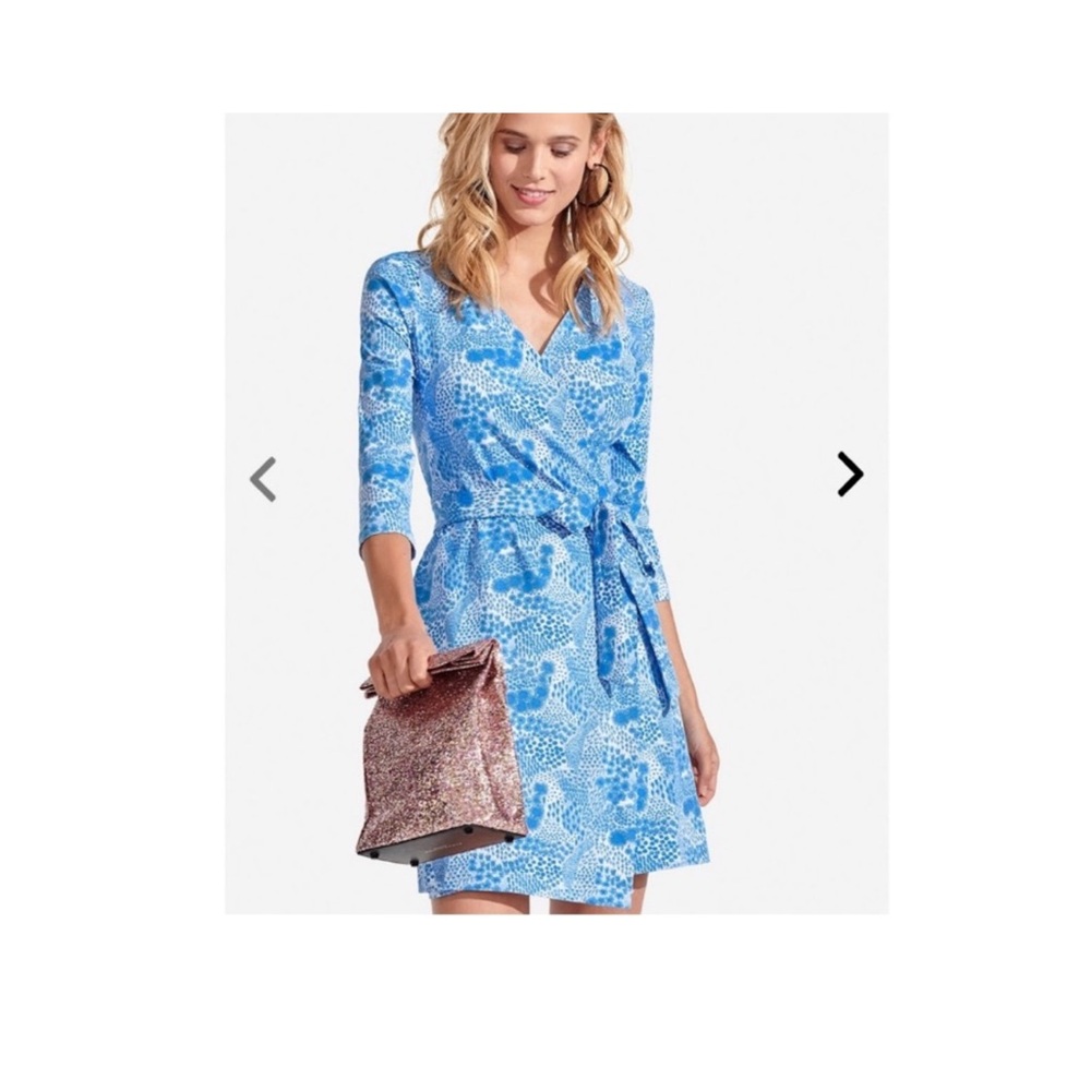 LIKE NEW Persifor wildflower Louise wrap dress